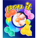 Pop it 2-3 cm 32 mm - 200 szt