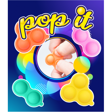 Pop it 2-3 cm 32 mm - 200 szt