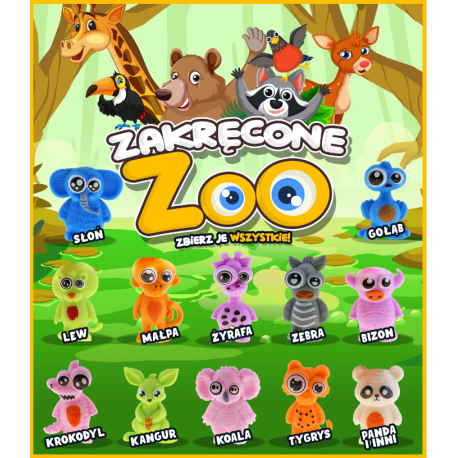 Zakręcone Zoo 32 mm 200 szt